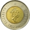 2 Dollars 2002, KM# 449, Canada, Elizabeth II, 50th Anniversary of the Accession of Elizabeth II to the Throne, Golden Jubilee