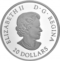20 Dollars 2022, RCM# 203184, Canada, Elizabeth II, 70th Anniversary of the Accession of Elizabeth II to the Throne, Platinum Jubilee