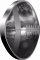 25 Dollars 2017, Canada, Elizabeth II, Football-Shaped and Curved Coin, Edge