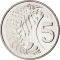 5 Cents 1999-2013, KM# 132, Cayman Islands, Elizabeth II