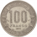 100 Francs 1975-1998, KM# 7, Central African Republic