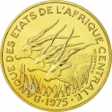 25 Francs 1975-2003, KM# 10, Central African States