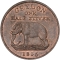 1/2 Stiver 1815, KM# 80, Ceylon, George III