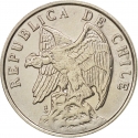 50 Centavos 1975-1977, KM# 206, Chile