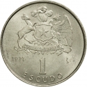 1 Escudo 1971-1972, KM# 197, Chile