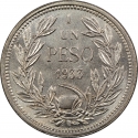 1 Peso 1933-1940, KM# 176, Chile