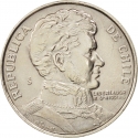 1 Peso 1976-1977, KM# 208, Chile