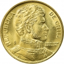 10 Pesos 1990-2021, KM# 228, Chile