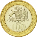 100 Pesos 2001-2021, KM# 236, Chile