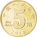 5 Jiao 2000-2018, KM# 1411, China, People's Republic