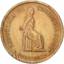 5 Pesos 1980-1989, KM# 268, Colombia