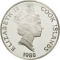 50 Dollars 1988, KM# 63, Cook Islands, Elizabeth II, Great Explorers, Vasco Núñez de Balboa