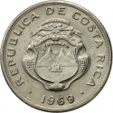 10 Centimos 1951-1976, KM# 185, Costa Rica