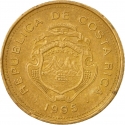 5 Colones 1995, KM# 227, Costa Rica
