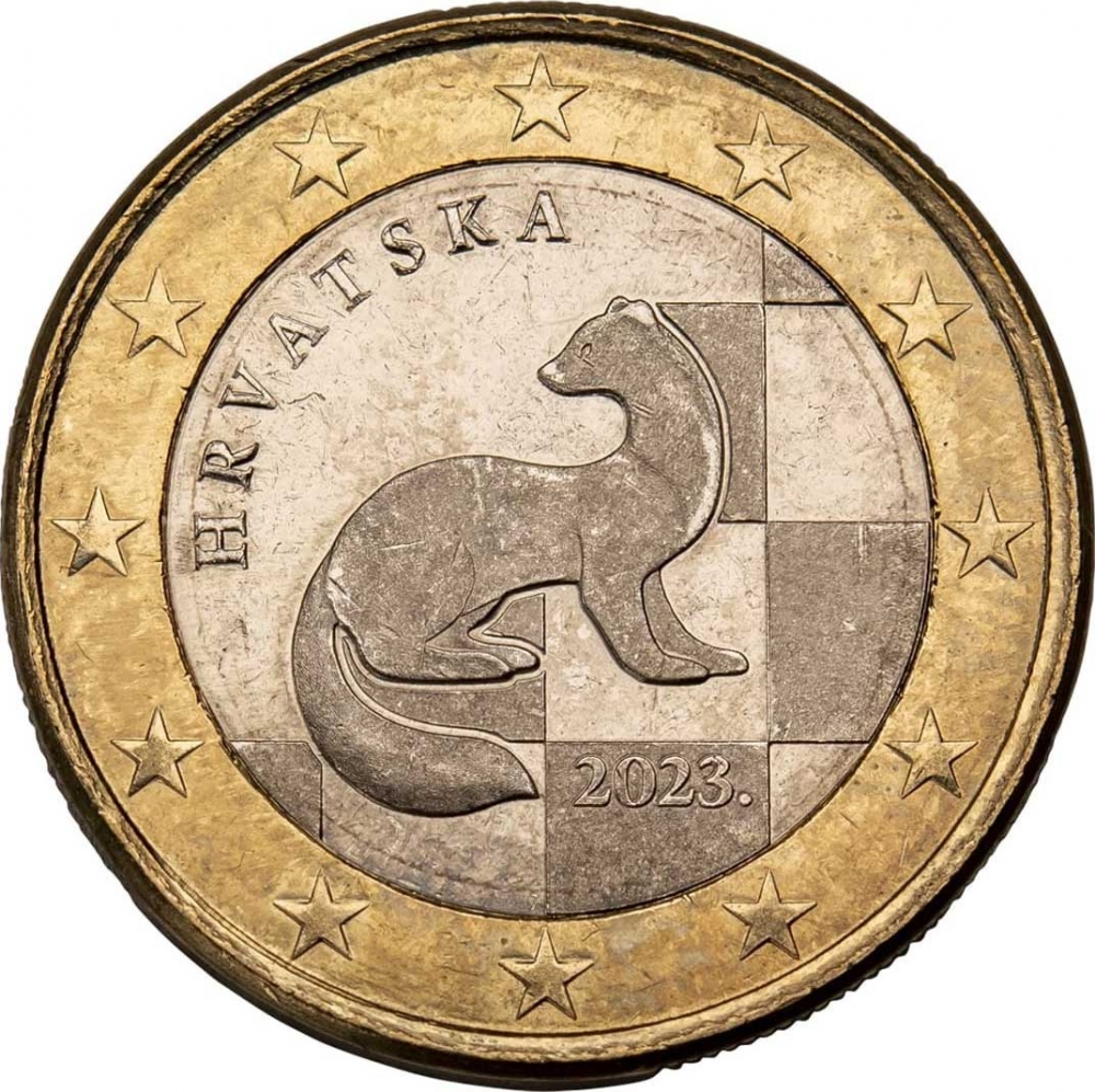 1 Euro Croatia 2023, KM 141 CoinBrothers Catalog
