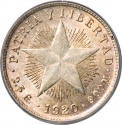10 Centavos 1915-1949, KM# A12, Cuba