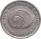 5 Centavos 1981-1989, KM# 412, Cuba