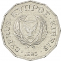 1/2 Cent 1983, KM# 52, Cyprus