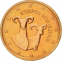 2 Euro Cent 2008-2024, KM# 79, Cyprus