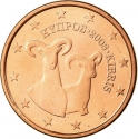 5 Euro Cent 2008-2024, KM# 80, Cyprus