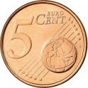 5 Euro Cent 2008-2024, KM# 80, Cyprus