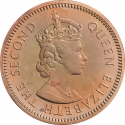 3 Mils 1955, KM# 33, Cyprus, Elizabeth II