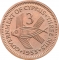 3 Mils 1955, KM# 33, Cyprus, Elizabeth II