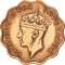 1 Piastre 1942-1946, KM# 23a, Cyprus, George VI