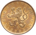10 Korun 2000, KM# 42, Czech Republic, Year 2000