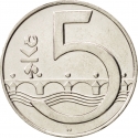 5 Korun 1993-2024, KM# 8, Czech Republic