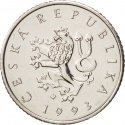 1 Koruna 1993-2024, KM# 7, Czech Republic