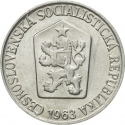 3 Halere 1962-1963, KM# 52, Czechoslovakia