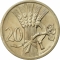 20 Haleru 1921-1938, KM# 1, Czechoslovakia