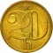 20 Haleru 1972-1990, KM# 80, Czechoslovakia