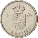1 Krone 1973-1989, KM# 862, Denmark, Margrethe II