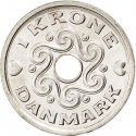 1 Krone 1992-2023, KM# 873, Denmark, Margrethe II