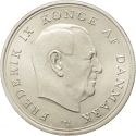 10 Kroner 1967, KM# 856, Denmark, Frederick IX, Wedding of Princess Margrethe and Count Henri de Laborde de Monpezat