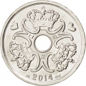 2 Kroner 1992-2023, KM# 874, Denmark, Margrethe II