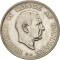 2 Kroner 1958, KM# 845, Denmark, Frederick IX, Princess Margrethe’s 18th Birthday