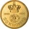 20 Kroner 1990, KM# 870, Denmark, Margrethe II, 50th Anniversary of Birth of Queen Margrethe II
