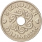 5 Kroner 1990-2023, KM# 869, Denmark, Margrethe II, Dots are close to the ornaments