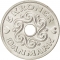 5 Kroner 1990-2023, KM# 869, Denmark, Margrethe II, Dots are not close to the ornaments