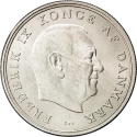 5 Kroner 1964, KM# 854, Denmark, Frederick IX, Wedding of King Constantine II of Greece and Princess Anne-Marie of Denmark
