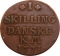 1 Skilling 1771, KM# 616, Denmark, Christian VII