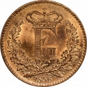 1 Skilling Rigsmønt 1856-1863, KM# 763, Denmark, Frederick VII