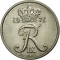 10 Øre 1960-1972, KM# 849, Denmark, Frederick IX