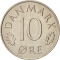 10 Øre 1973-1988, KM# 860, Denmark, Margrethe II