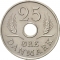 25 Øre 1966-1972, KM# 855, Denmark, Frederick IX