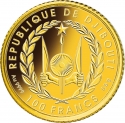 100 Francs 2020, Djibouti, 130th Anniversary of Birth of Charles de Gaulle