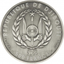 500 Francs 2022, Djibouti, 100th Anniversary of the Discovery of Tutankhamun's Tomb